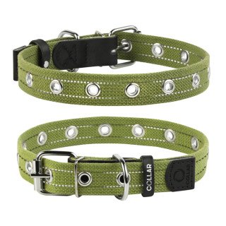 Нашийник для собак безрозмірний, бавовняна тасьма CoLLaR Брезент